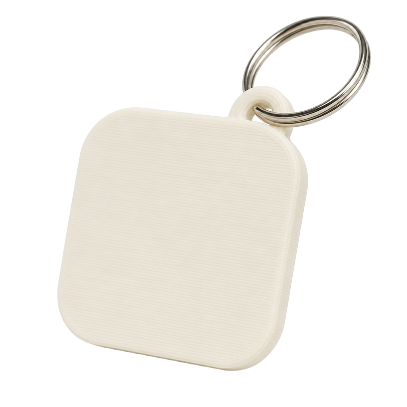 3D printed blank NFC keychain tag